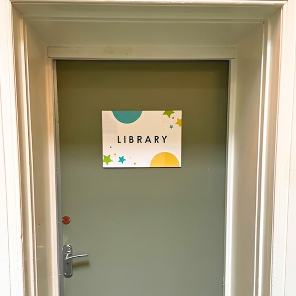 An image of the Brompton Hall School directional signage.